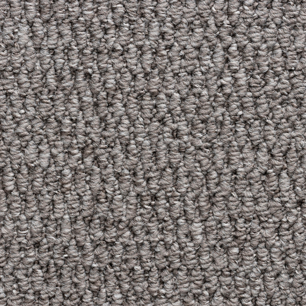 Arabella nickel loop pile grey stair runner
