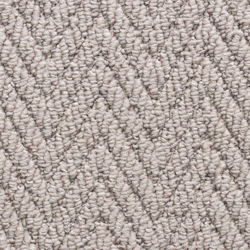 Elise greige herringbone greige stair runner