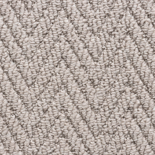 Elise greige herringbone greige stair runner